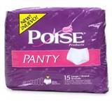 Poise Panty,  Large